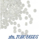 Zdjęcie - Koraliki TOHO Round 8/0 Trans-Rainbow-Frosted Crystal